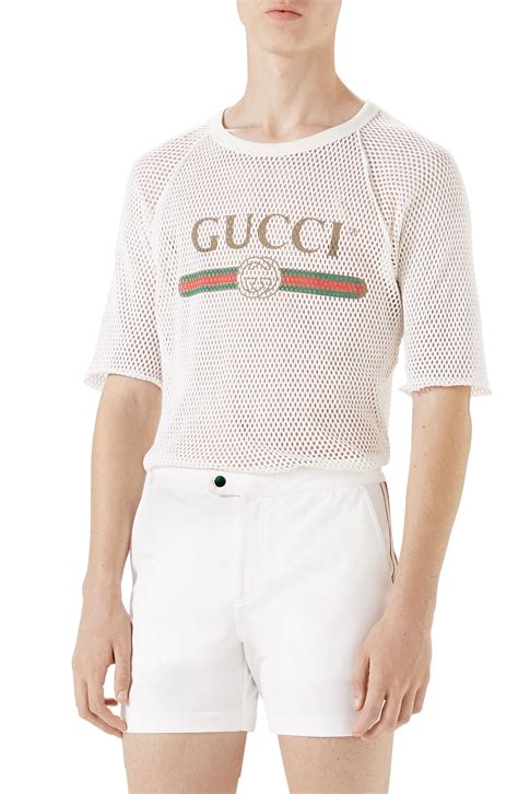 Gucci Logo Mesh T Shirt Nordstrom