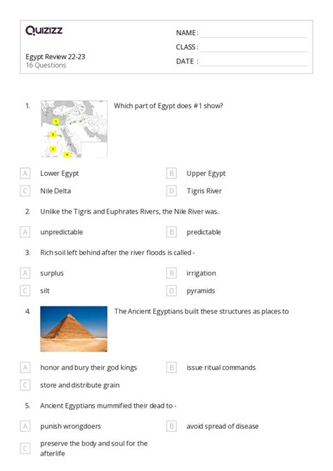 50 Early Mesopotamia Worksheets For 9th Year On Quizizz Free Printable