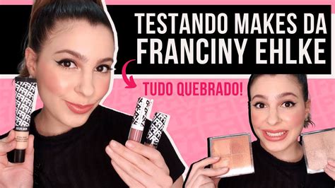 MARCA DE MAQUIAGEM DA FRANCINY EHLKE Vale A Pena YouTube