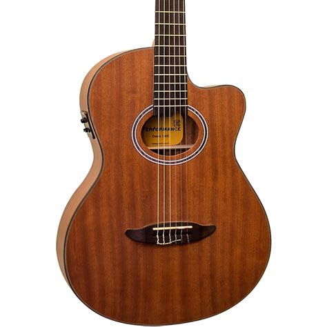 Giannini Gnf R Ceq Cutaway Nylon String Acoustic Electric Guitar