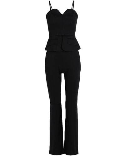 Black Karl Lagerfeld Jumpsuits And Rompers For Women Lyst