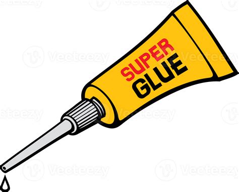 Metal Tube Of Super Glue Png Illustration 32332192 Png