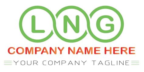 Premium Vector | LNG Letter Logo Design