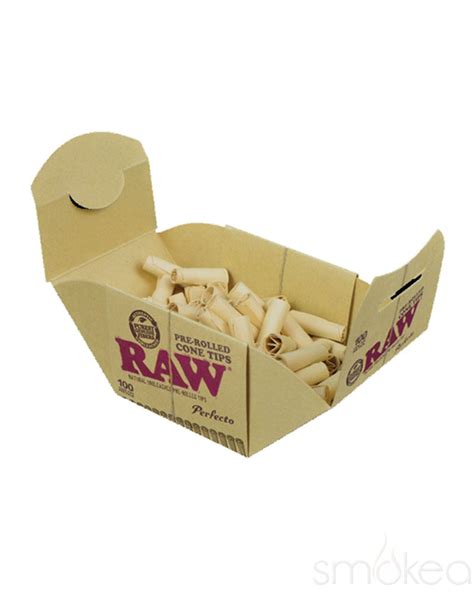 Raw Perfecto Pre Rolled Cone Tips 100 Pack