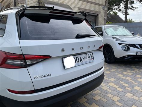 Блэк спойлер кодиак — Skoda Kodiaq (1G), 1,4 л, 2021 года | стайлинг ...