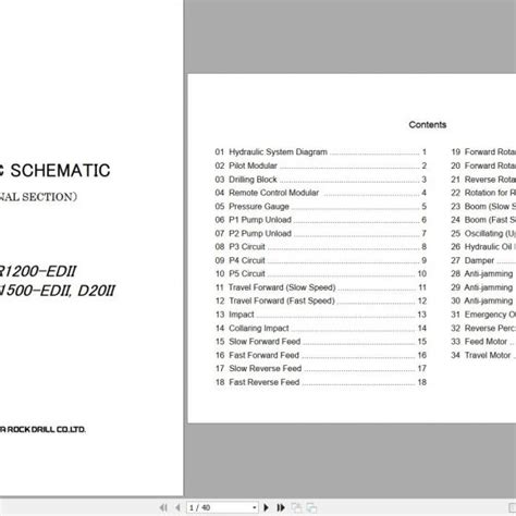 Furukawa Hydraulic Crawler Drill Hcr Ed Ii Operation Maintenance
