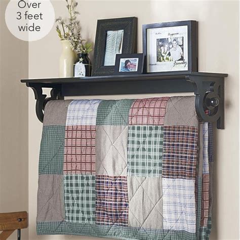 Quilt Rack With Shelf Blanket Holder Bedroom Shelf With - Etsy