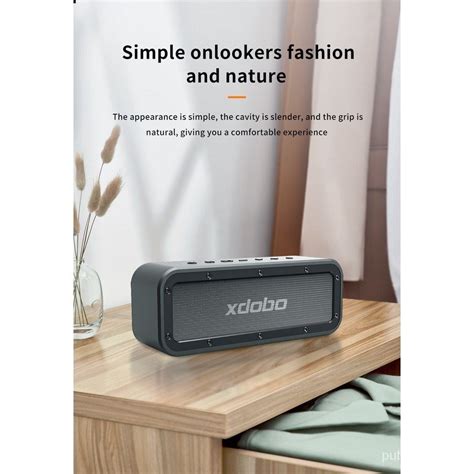 XDOBO Wake 1983 50W Bluetooth Speaker Subwoofer Super Bass IPX7