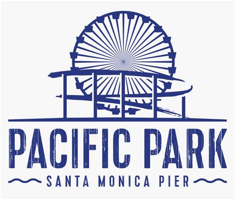 Pier Vector Santa Monica - Pacific Park Santa Monica Logo, HD Png ...