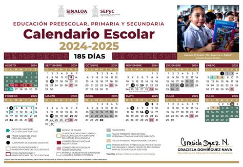 La Sepyc Lanza El Calendario Para El Ciclo Escolar 24 25 En Sinaloa