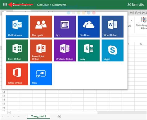 Cách Sử Dụng Excel Online Miễn Phí Trên Máy Tính