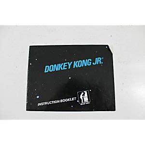 Manual - Donkey Kong Jr. Junior - Rare Nes Nintendo