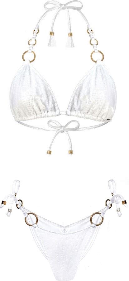 Elin Ritter Ibiza White Lace Eco Bikini Set Cala Comte Aurora Aina