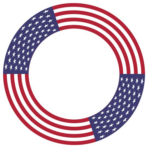 Download American Flag Circle Design