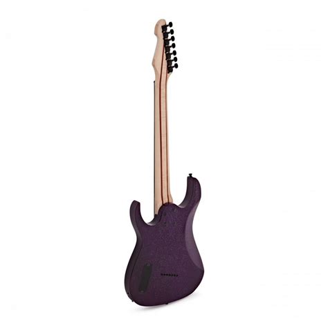 Harlem S String Fanned Fret Guitar W Pack Purple Sparkle At