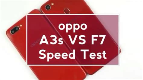 Oppo A S Vs Oppo F Speed Test Youtube