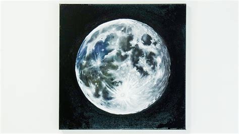 Paint An Easy Moon With Acrylics And Oils Mont Marte