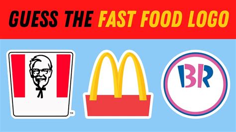 Can You Guess The Fast Food Logo Logos To Guess Youtube