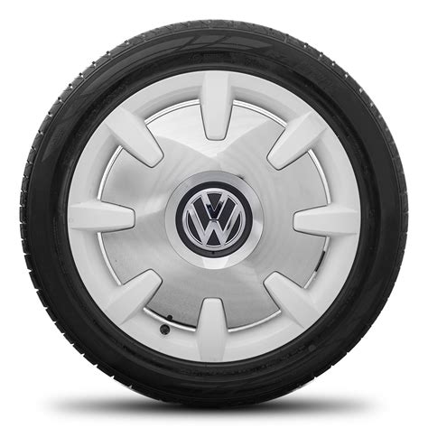 Vw 18 Inch T5 T6 Bus Multivan Disc Retro Rims Alloy Wheels Summer White