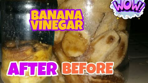 How To Make Banana Vinegar Just Do Like This You Have An Organic Vinegar At Home🍌🍌🍌🍌🍌 Youtube