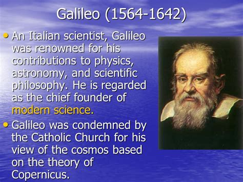 Ppt Galileo Galilei Was An Italian Physicist Off