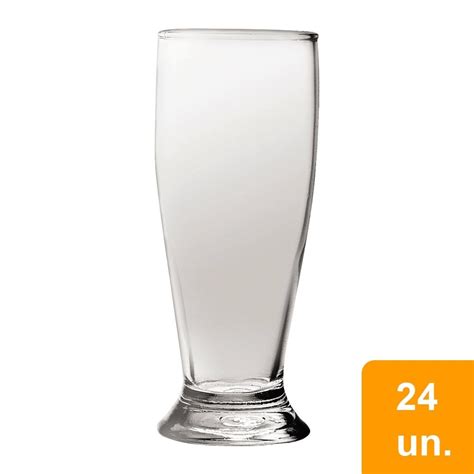 Conjunto de Copos 200ml Munich Cerveja 24 Peças Nadir Linha Comercial