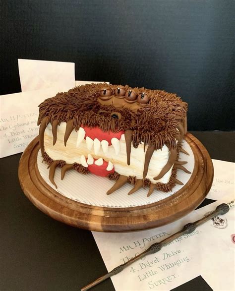 Monster Book Of Monsters Inspired Cake In 2024 Harry Potter Cake