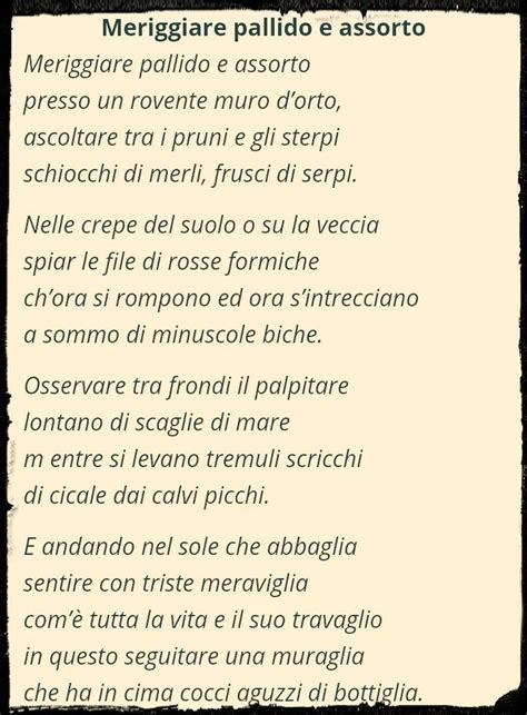 Eugenio Montale Poesia Citazioni Libri