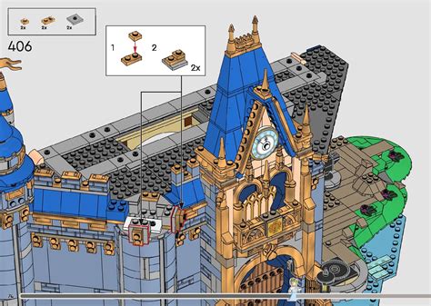 Lego 43222 Disney Castle Instructions