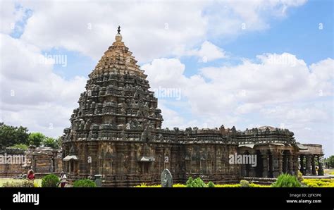 View Of Mahadeva Temple Itagi Koppal Karnataka India Stock Photo