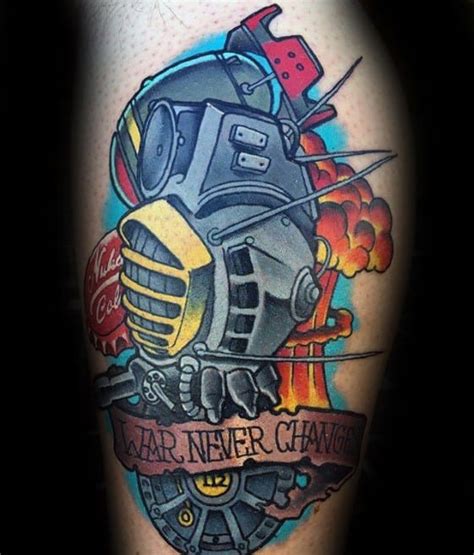 70 Fallout Tattoo Designs For Men - Video Game Ideas