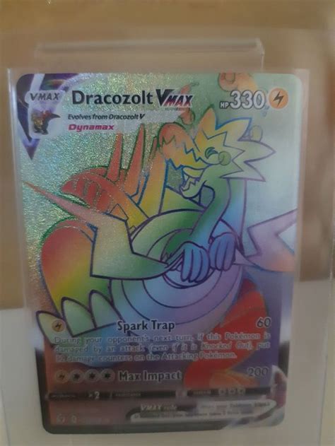 Pokemon Dracozolt Vmax Rainbow Evolving Skies Kaufen Auf Ricardo