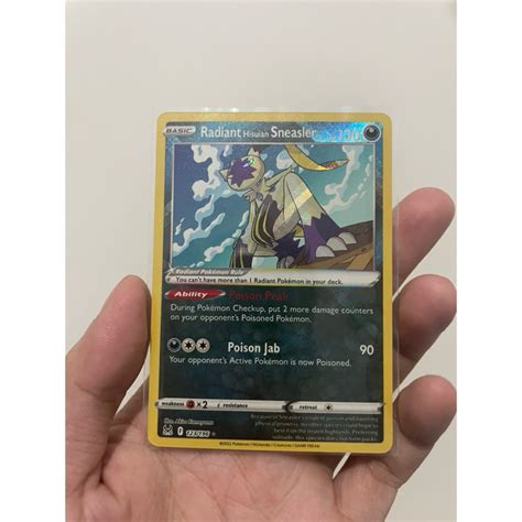 Pokémon TCG Radiant Hisuian Sneasler Sword Shield Lost Origin 123