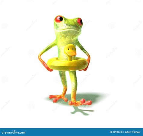 Frog Going Swimming Stock Photos - Image: 2590673