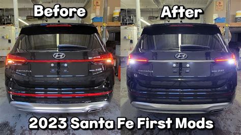 2023 Hyundai Santa Fe Calligraphy First Mods LED Upgrades And Satin