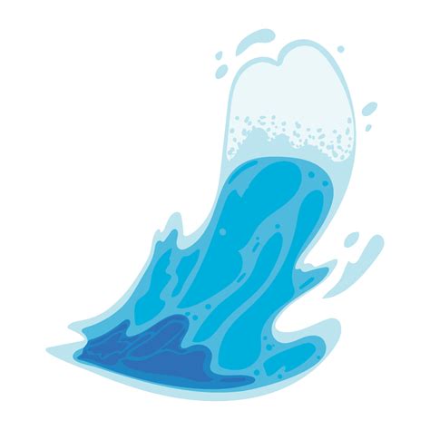 water splash vector isolated 16754584 Vector Art at Vecteezy