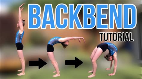 Backbend Tutorial Beginner Gymnastics How To Do A Backbend