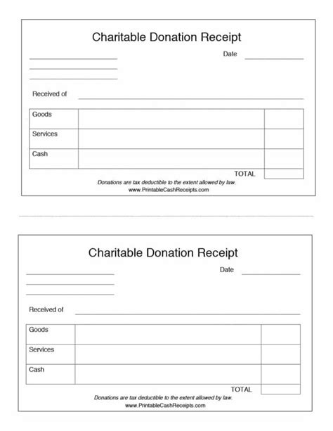 Clothing Donation Tax Deduction Worksheets