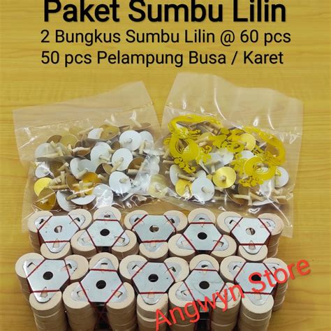 Jual Tipe Ndt346 Sumbu Lilin 2 Bungkus Pelampung Busa Karet 50 Pcs