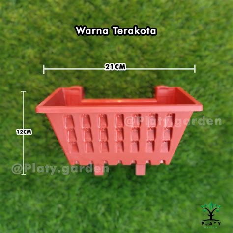 Jual Pot Dinding Argo Warna Hitam Terracotta Putih Merk Budi