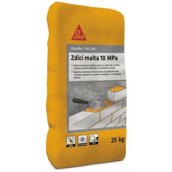 Zdící malta SikaMur 110 10 MPa 25 kg od 144 Kč Heureka cz