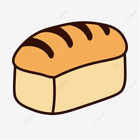 Ikon Kartun Makanan Penutup Roti Manis Clipart Roti Roti Kartun Roti