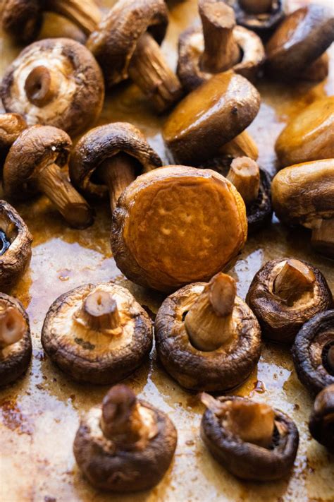 Juicy Roasted Mushrooms - Brooklyn Farm Girl