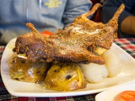 Cuy - Roasted Guinea Pig I had in Peru a few months back : food