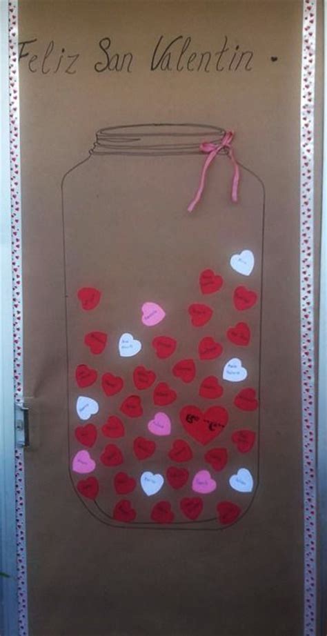 Puerta Decorada Del Día De San Valentin Ideas Del Día De San Valentín San Valentín