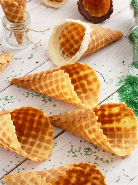 Waffle Ice Cream Cones My Baking Saga