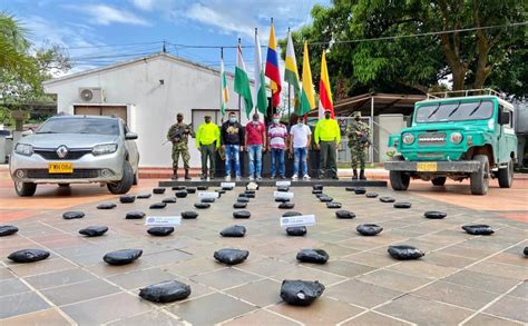 Fueron Capturados 4 Hombres Con 74 Kilos De Pasta Base De Coca En