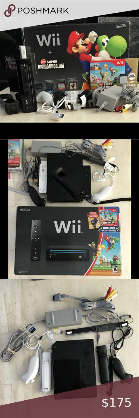 Nintendo Wii Console & New Super Mario Bros Wii Game & Box Holiday ...