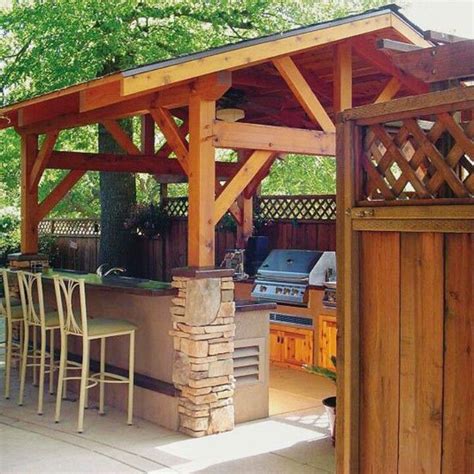 Cocina Afuera Covered Outdoor Kitchens Outdoor Bbq Outdoor Kitchen