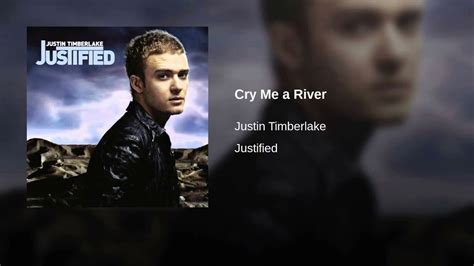 Justin Timberlake Cry Me A River Youtube